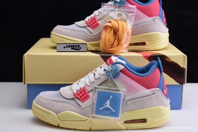 Kick Theory Guava Ice DC9533-800 Retro Air Jordan Union 4 0706